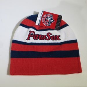 Pawtucket Pawsox Beanie Winter Hat Red Sox MiLB